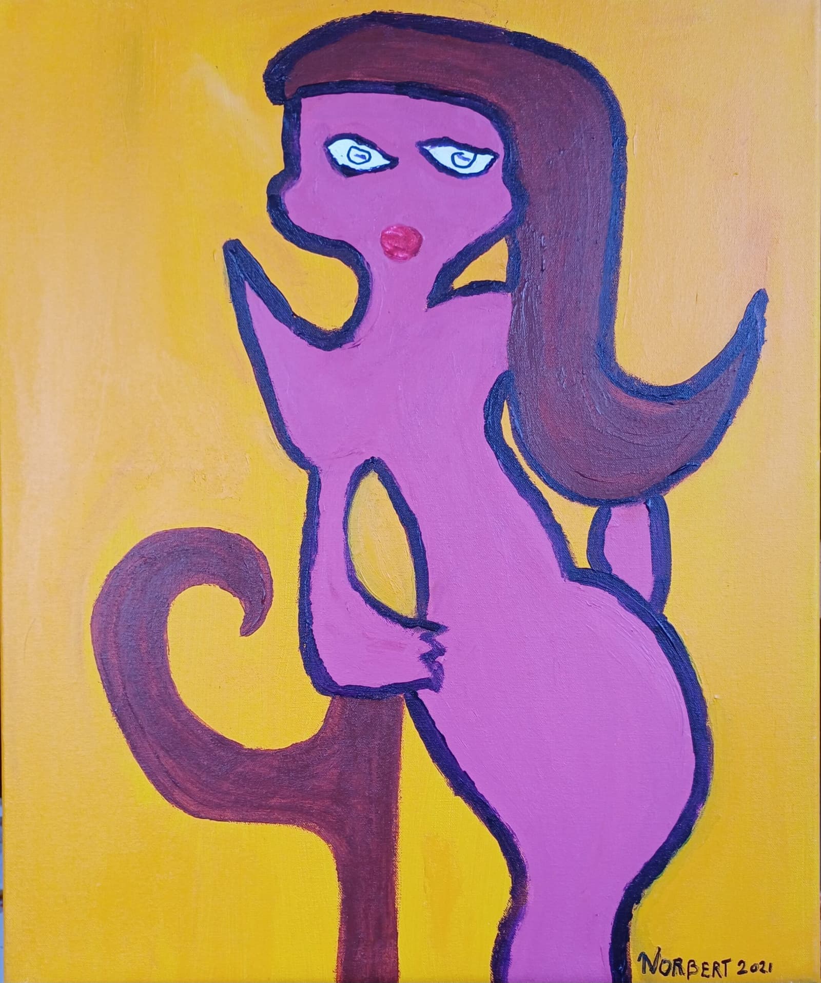 De Vrouw op Stoel (449), 2021 Not available-on Consignment